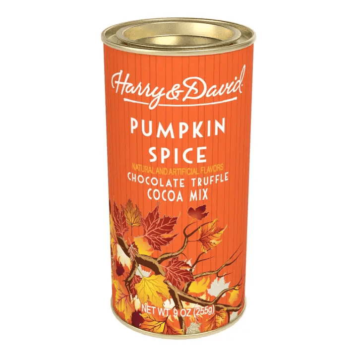 Harry & David Fall Pumpkin Spice Cocoa (9oz Round Tin) - Shelburne Country Store