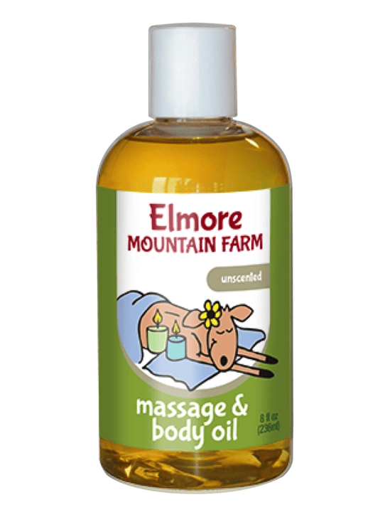 Massage Body Oil - Unscented - Shelburne Country Store