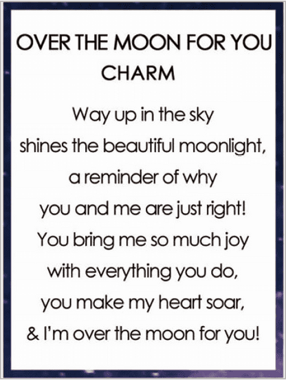 Over the Moon For You Charm - Shelburne Country Store