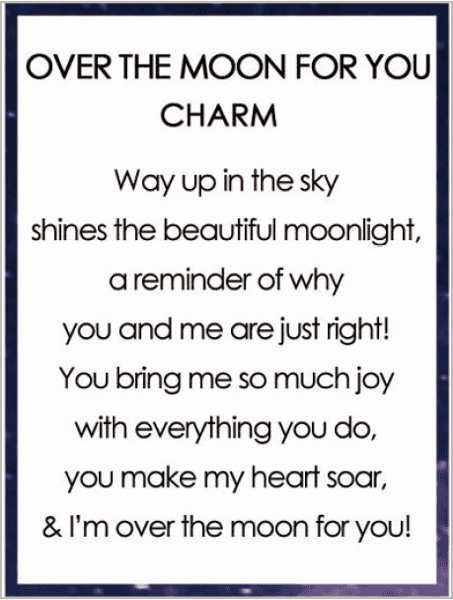 Over the Moon For You Charm - Shelburne Country Store