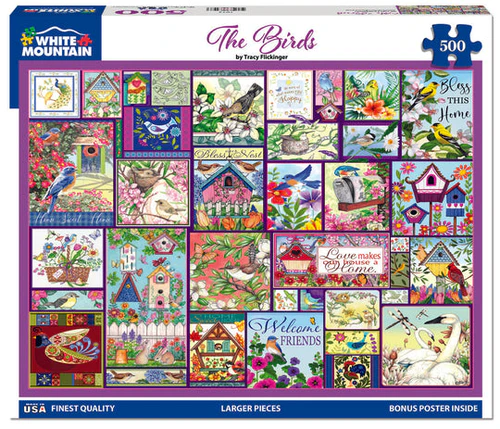 The Birds - 500 Piece Jigsaw Puzzle - Shelburne Country Store