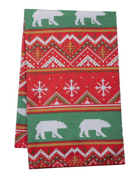 Holiday Icon Tea Towel - - Shelburne Country Store