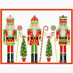 Caspari Row of Nutcrackers S/15 - Shelburne Country Store