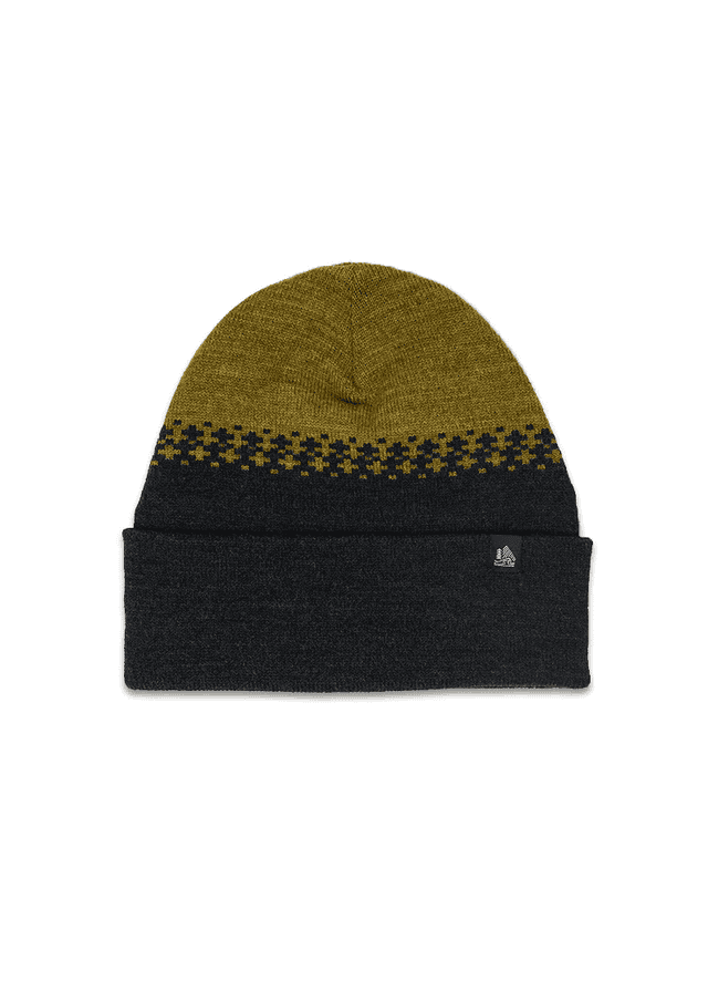 PlusDot Cuffed Beanie - Olive - Shelburne Country Store