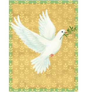 Caspari Golden Peace Dove S/15 - Shelburne Country Store