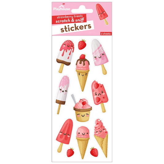 Strawberry Treats Scratch & Sniff Stickers - Shelburne Country Store