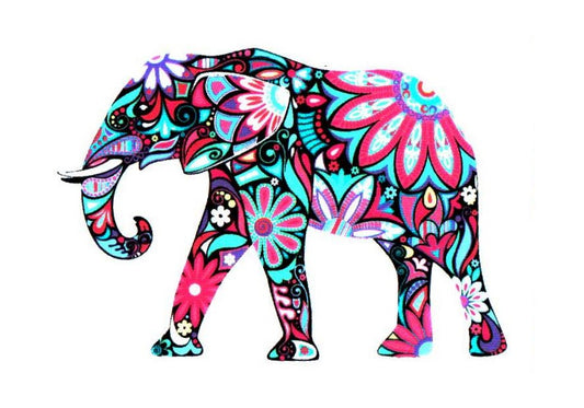 Pink Elephant Sticker - Shelburne Country Store