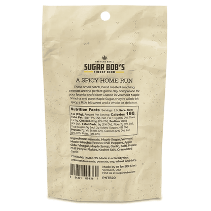 Maple Sriracha Peanuts - 2.5oz - Shelburne Country Store