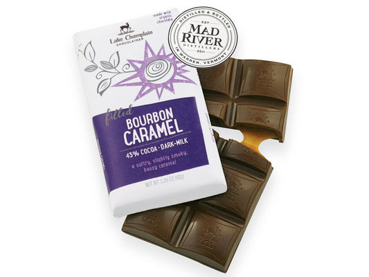 Lake Champlain Organic Bourbon Caramel - Dark Chocolate - 3.25 oz - Shelburne Country Store