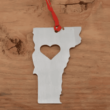 VT Aluminum Ornament - Shelburne Country Store