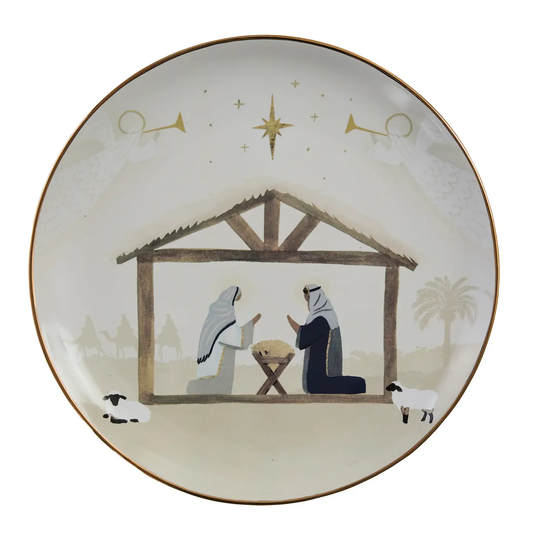 Away in Manger Salad Plate