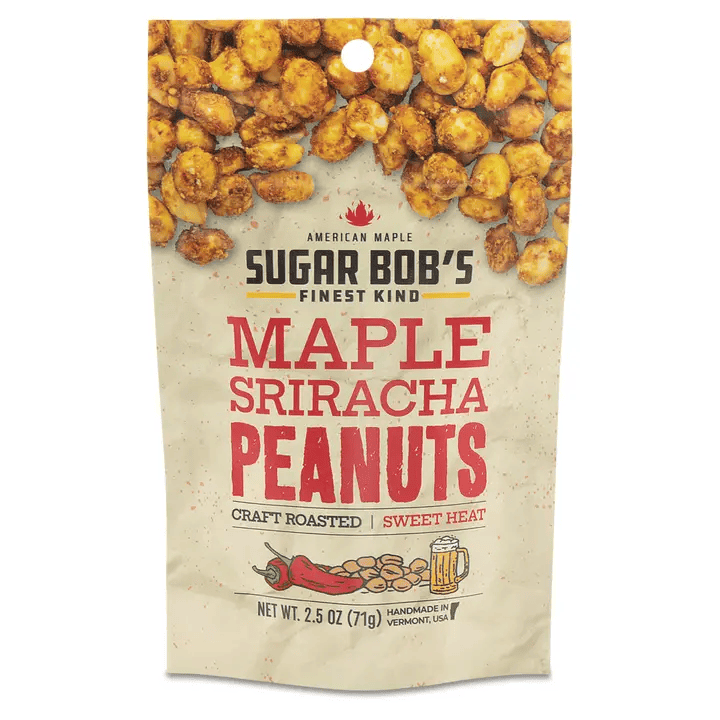 Maple Sriracha Peanuts - 2.5oz - Shelburne Country Store