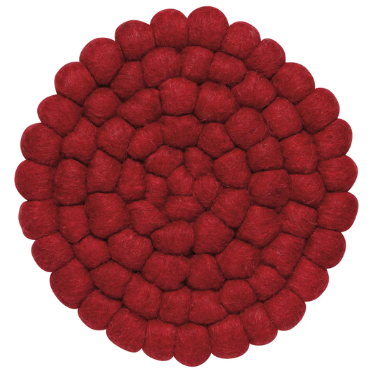 Trivet Felt Chili Red - Shelburne Country Store