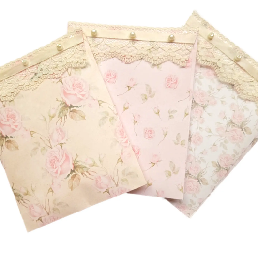Pearl & Lace Rose Scented Drawer & Closet Sachet
