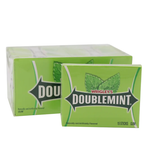 Wrigleys Doublemint Gum 15 sticks - Shelburne Country Store