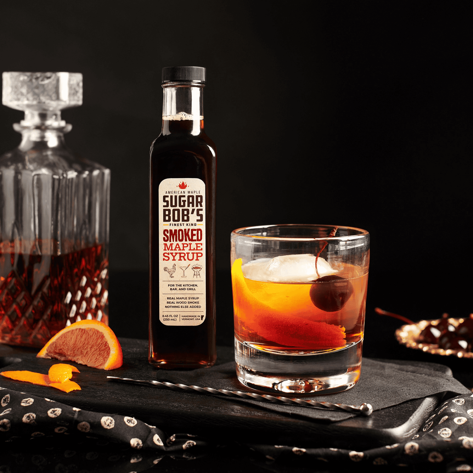 Smoked Maple Syrup 8.45oz - Shelburne Country Store