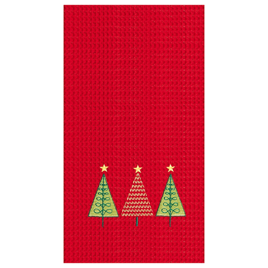 Christmas Tree Trio Kitchen Towel