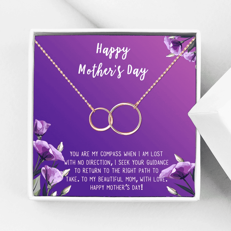 Happy Mother's Day Infinity Necklace Gift For Mom Jewelry - Shelburne Country Store