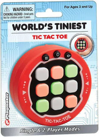 World's Tiniest Tic Tac Toe