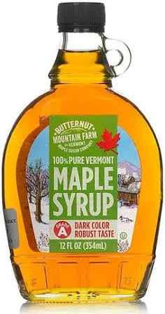 Dark Robust Vermont Maple Syrup - 12 oz - Shelburne Country Store