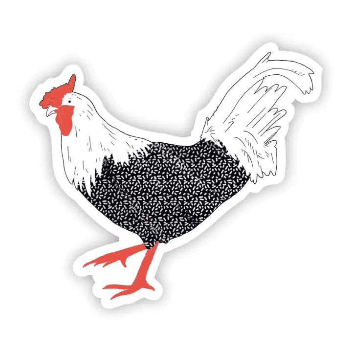 Red Rooster Sticker - Shelburne Country Store