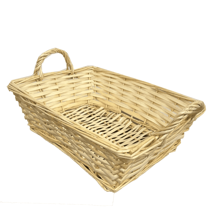 Woven Rectangular Basket Tray w/Ear 12" - Shelburne Country Store
