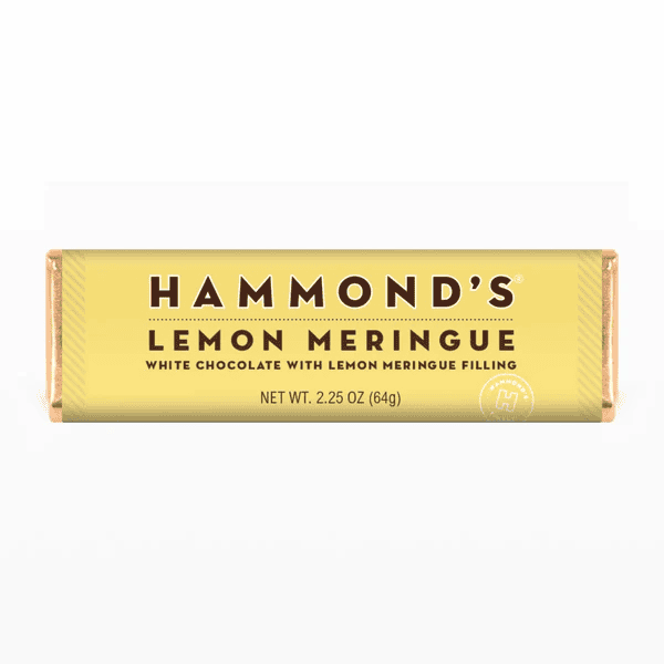 Hammonds Bar - White Chocolate Lemon Meringue - 2.25 oz - Shelburne Country Store