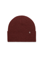 Solid Ribbed Cuffed Beanie - Garnet - Shelburne Country Store