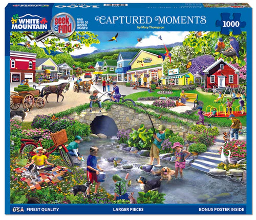 Captured Moments Seek and Find Puzzle - 1000 Piece - Shelburne Country Store