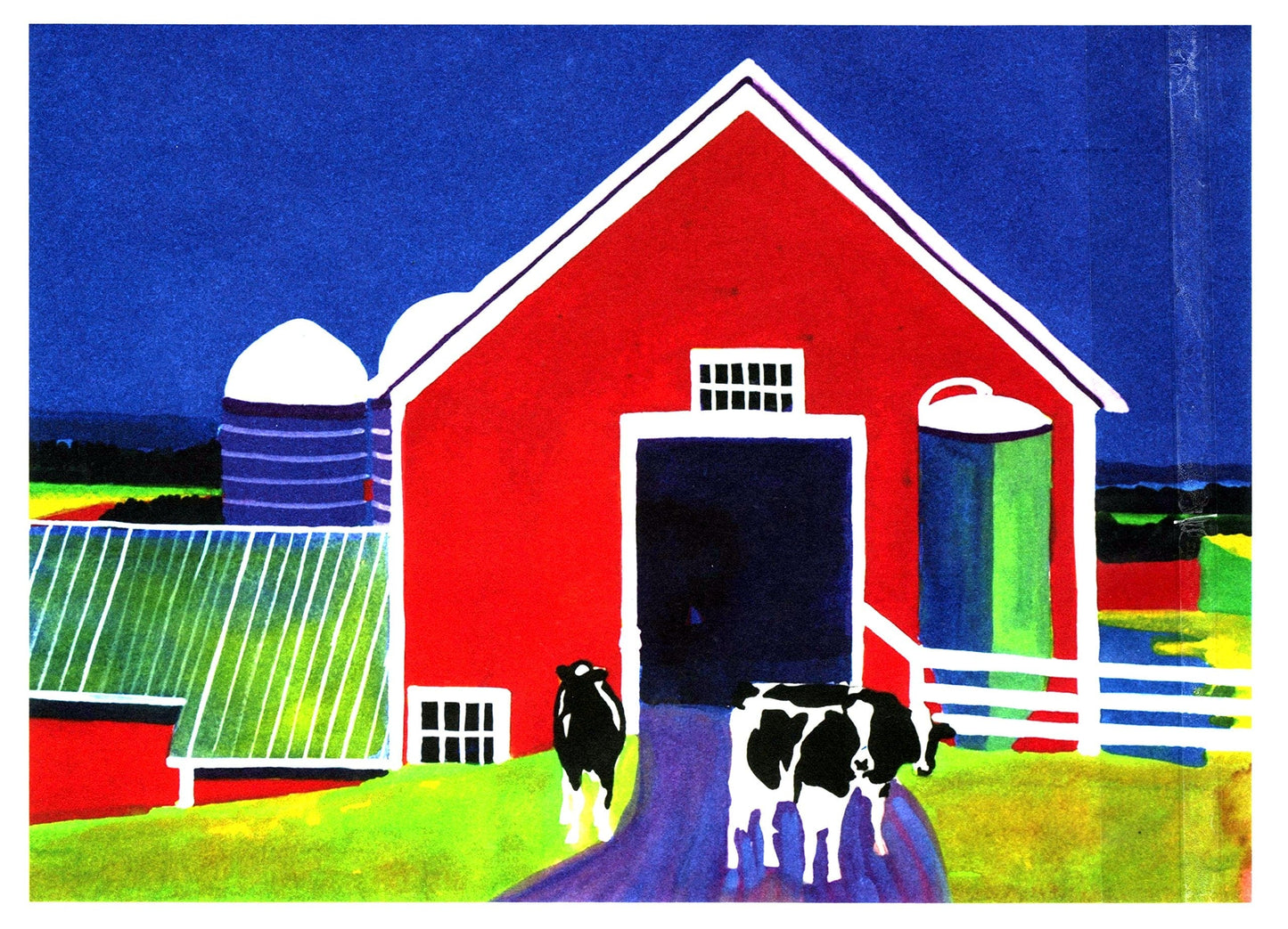 Woody Jackson Single Notecards - - Shelburne Country Store