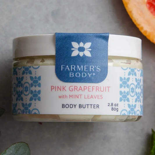 Pink Grapefruit with Mint Leaves  Body Butter - Shelburne Country Store