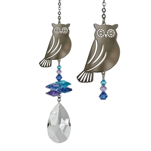 WC - Crystal Fantasy Sun Catcher -  Owl