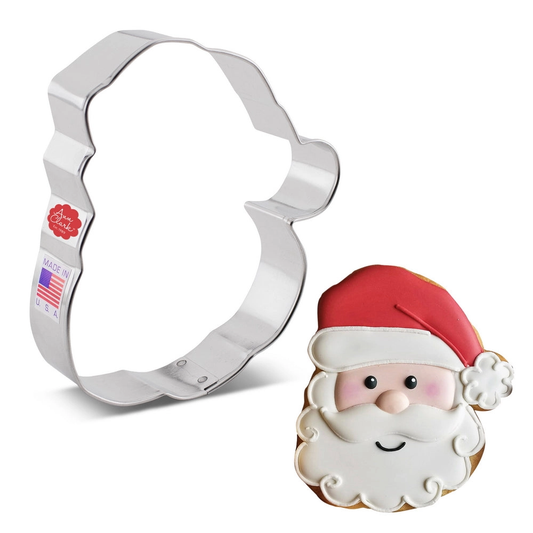 Santa Face Cookie Cutter - Shelburne Country Store