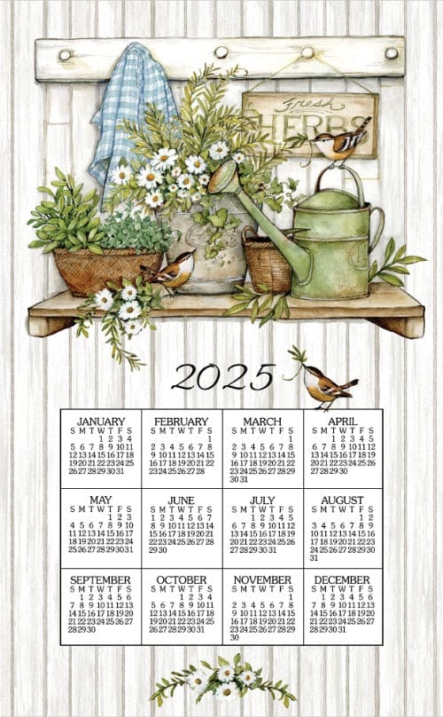 2025 Linen Calendar - - Shelburne Country Store