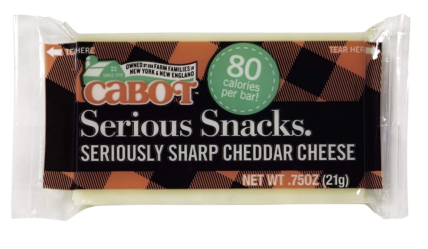 Cabot - Seriously Sharp White Cheddar Snack Size - Shelburne Country Store