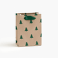Green Glitter Tree Gift Bag - Shelburne Country Store