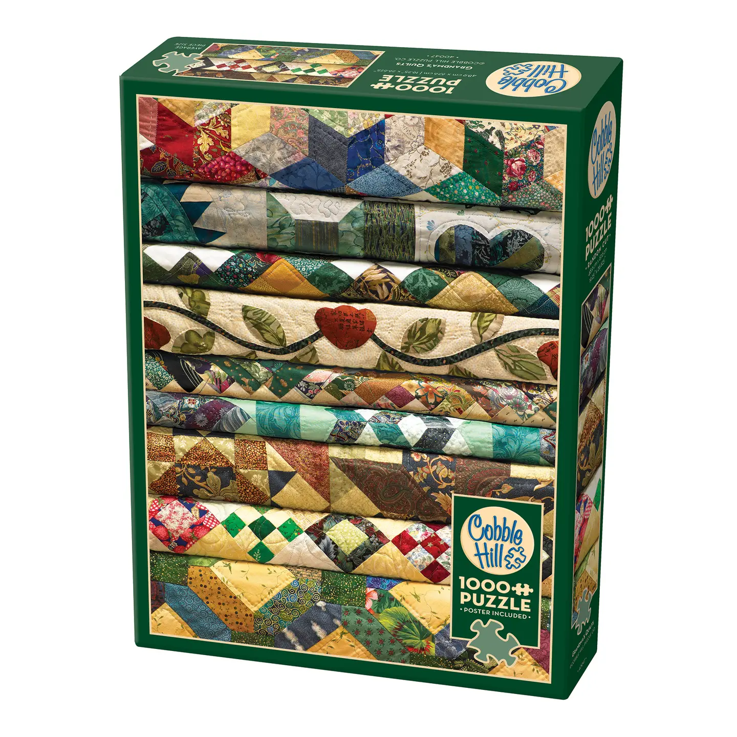 Cobble Hill Puzzle - Grandma's Quilts 1,000pc