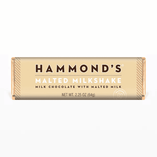 Hammond's Malted Milkshake Chocolate Bar - Shelburne Country Store