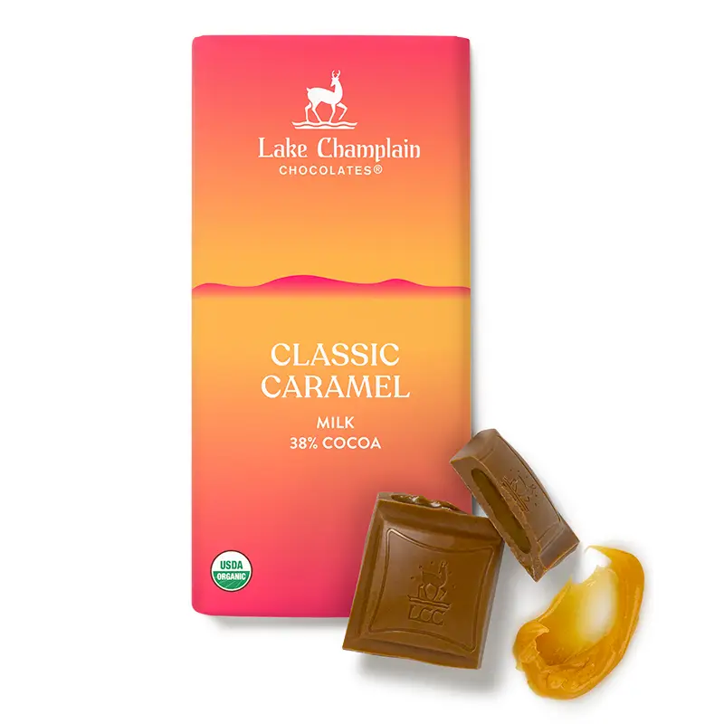 Lake Champlain Chocolate Organic 3 oz. Bar - - Shelburne Country Store