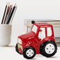 Red Tractor Ceramic Bank - Shelburne Country Store