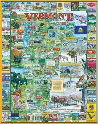 Vermont - 1000 Piece Jigsaw Puzzle - Shelburne Country Store
