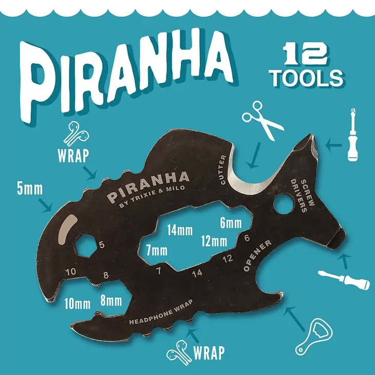 Piranha Multi-Tool - 12-in-1 tool - Shelburne Country Store