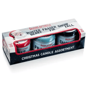 Mixed Holiday Candle Tins S/3 - Shelburne Country Store