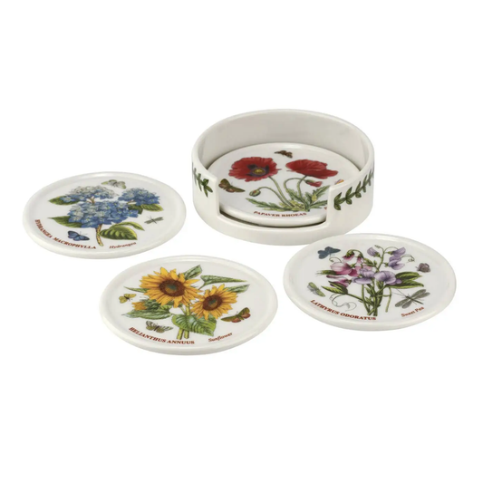 Botanic Garden 4pc. Ceramic Coaster Set