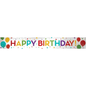 Happy Birthdy Foil Banner 72"x5" - Shelburne Country Store