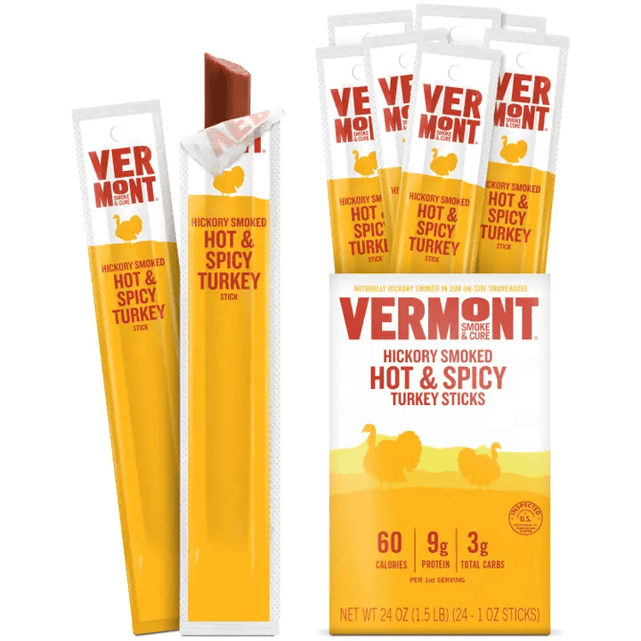 Vermont Smoke & Cure - Hot & Spicy Turkey Sticks - Shelburne Country Store