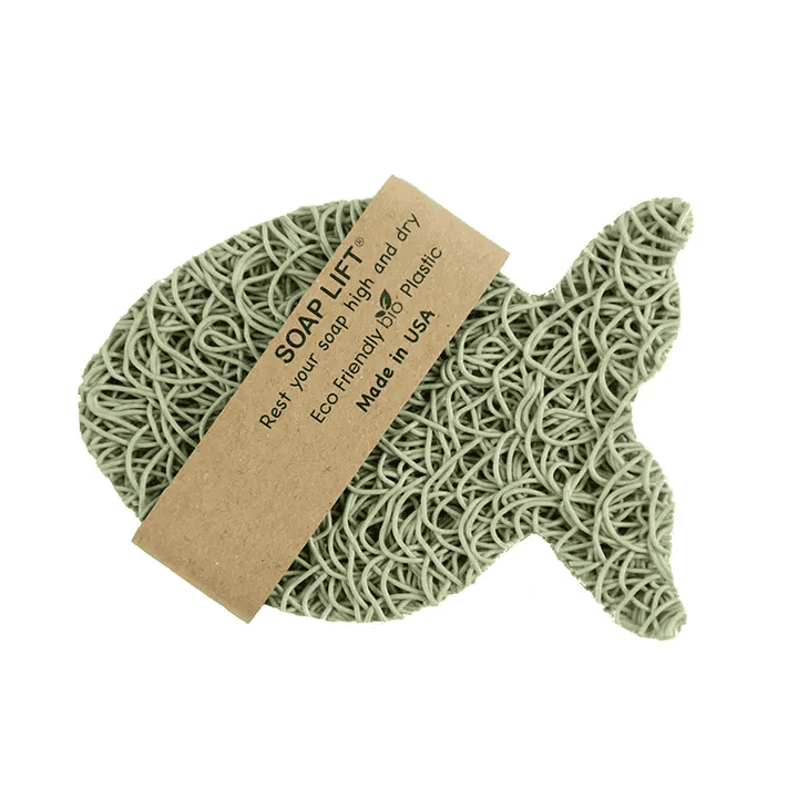 Fish Soap Lift Soap Saver - Sage - Shelburne Country Store
