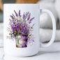 Spring Garden Lavender Mug
