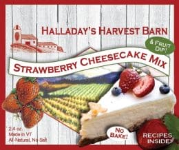 Halladay's Strawberry Cheesecake Mix - Shelburne Country Store