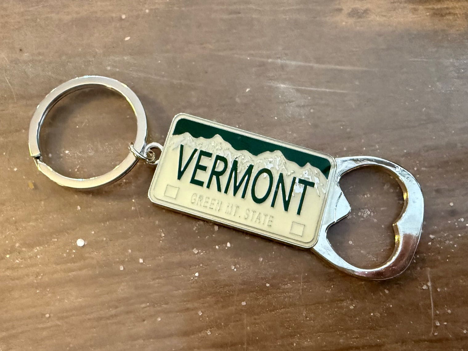 VT License with Bottle Opener Keychain - Shelburne Country Store